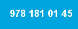 978 181 01 45 978 181 01 45